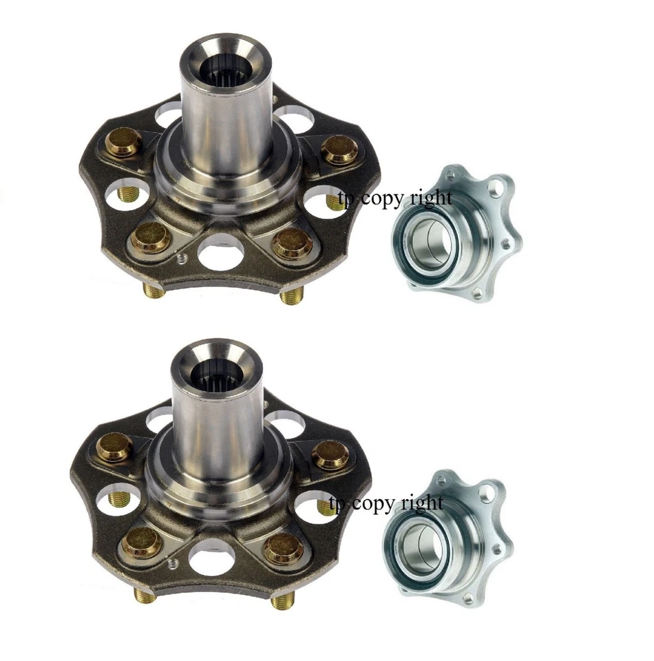 Cubo de roda traseira e kit de rolamento para HONDA ELEMENT 2003-2011 (4 rodas ABS) PAR - Imagem 2 de 4