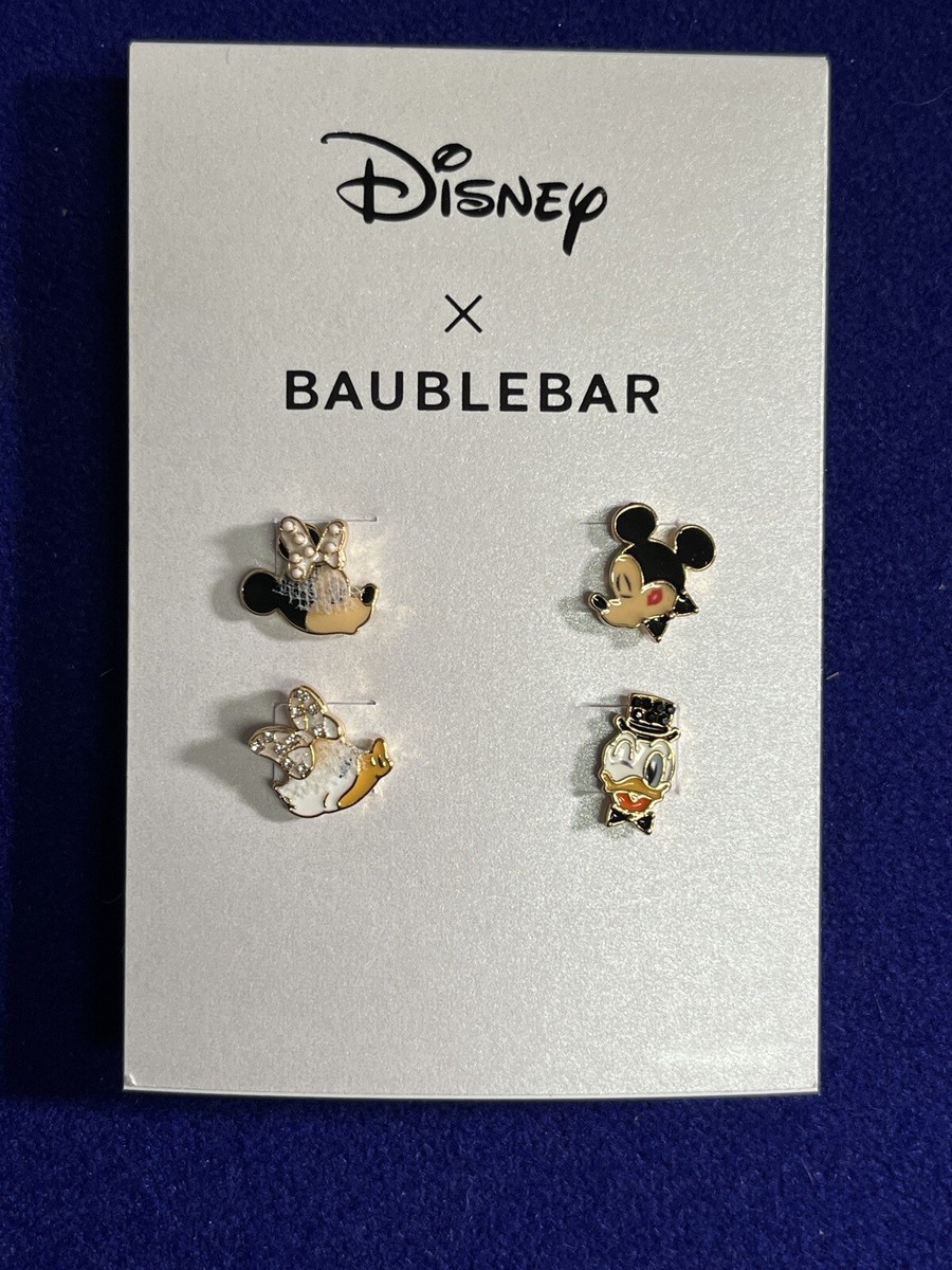 BaubleBar X Disney Wedding Season BFF Earrings Mickey Minnie