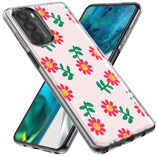 Mundaze Case for Motorola Moto G Power 2021 Cover Cute Cartoon Flowers - Picture 2 of 6