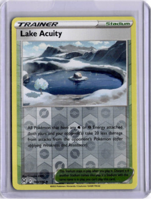 #160/196 - Lake Acuity - Reverse Holo - Lost Origin - Pokemon - Englisch