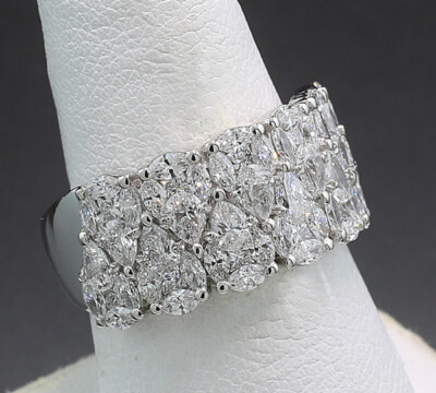 Luxuriöser Brillant Ring 2,50 carat 750er Weißgold  Wert 13.900 Euro Neu