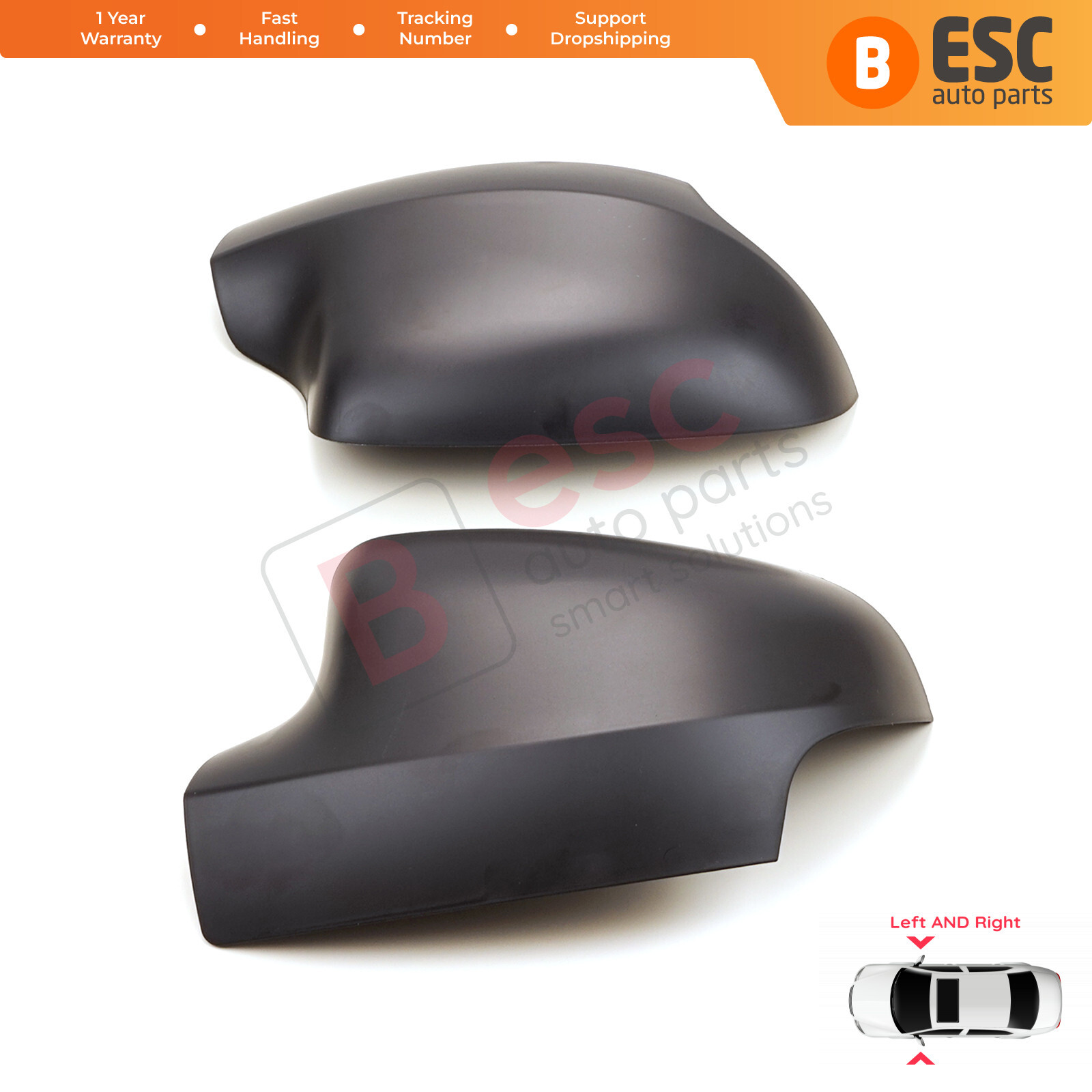 Side Wing Mirror Cap Cover Left Right 963737459R 963741273R for  