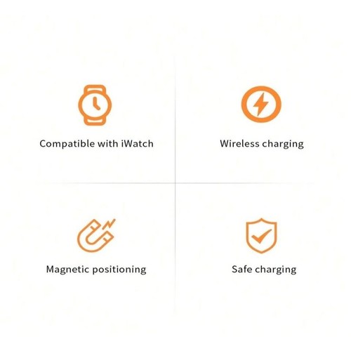 Fast Wireless Magnetic Charger USB-C Compatible With Apple Smart Watch Universal - 第 4/6 張圖片
