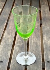 8 Uranglas Art Deco Weingläser Weißwein Glas