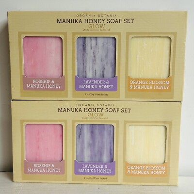 2-Pack Organik Botanik ~ Rosehip, Lavender & Orange Blossom with Manuka Honey 