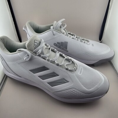 New Adidas Icon 7 Shoes Sz 14 Silver Plastic Cleat Men White Baseball Sneakers | eBay New Adidas Icon 7 Shoes Sz 14 Silver Plastic Cleat Men White Baseball Sneakers | eBay