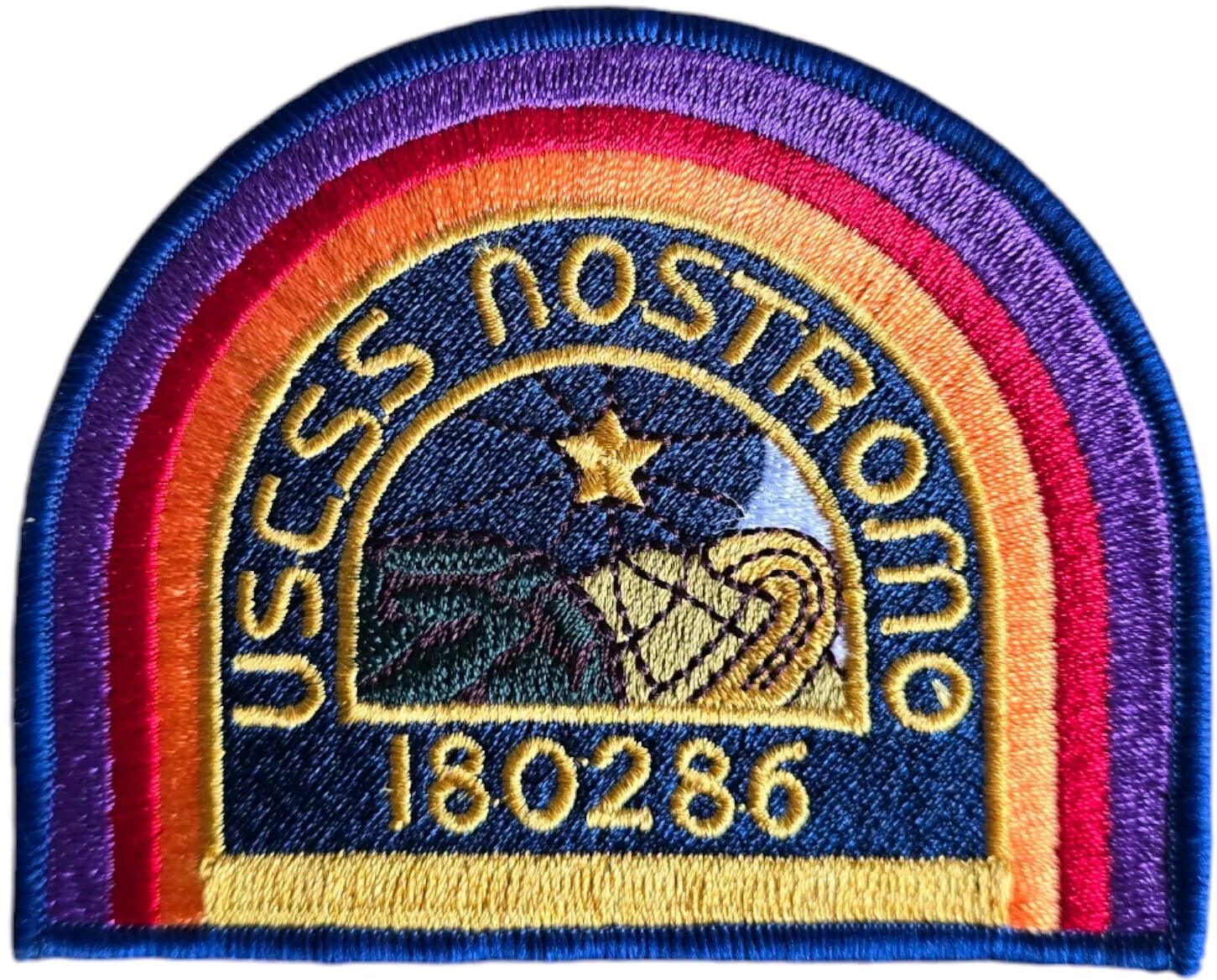 USCSS Nostromo Alien Movie Logo Iron-On Cosplay Uniform Patch