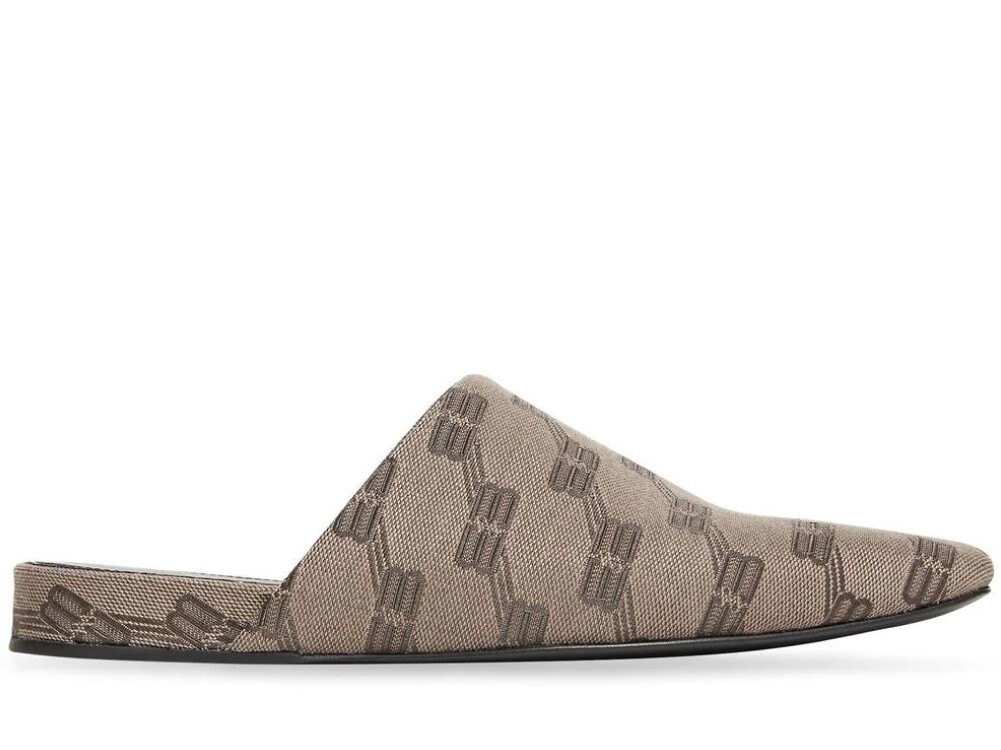 УЮТНЫЕ ШЛЕПАНЦЫ-МЮЛИ С ЛОГОТИПОМ BALENCIAGA BB MONOGRAM SCARPE DONNA 653879W2I103020 84190₽