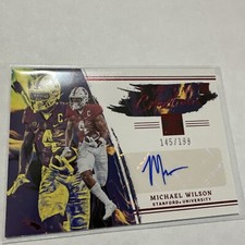 2023 Chronicles DP Michael Wilson Impeccable Canvas Creations Auto RC Red /199