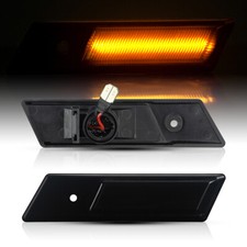 Seitenblinker Schwarz LED mit E-Zulassung 2x für BMW 3er E36, 5er E34, 7er E32