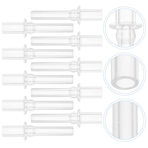 10 Pcs Silicone Straw Tips for Replacement Bottle Straws Spout Child - Picture 10 of 12