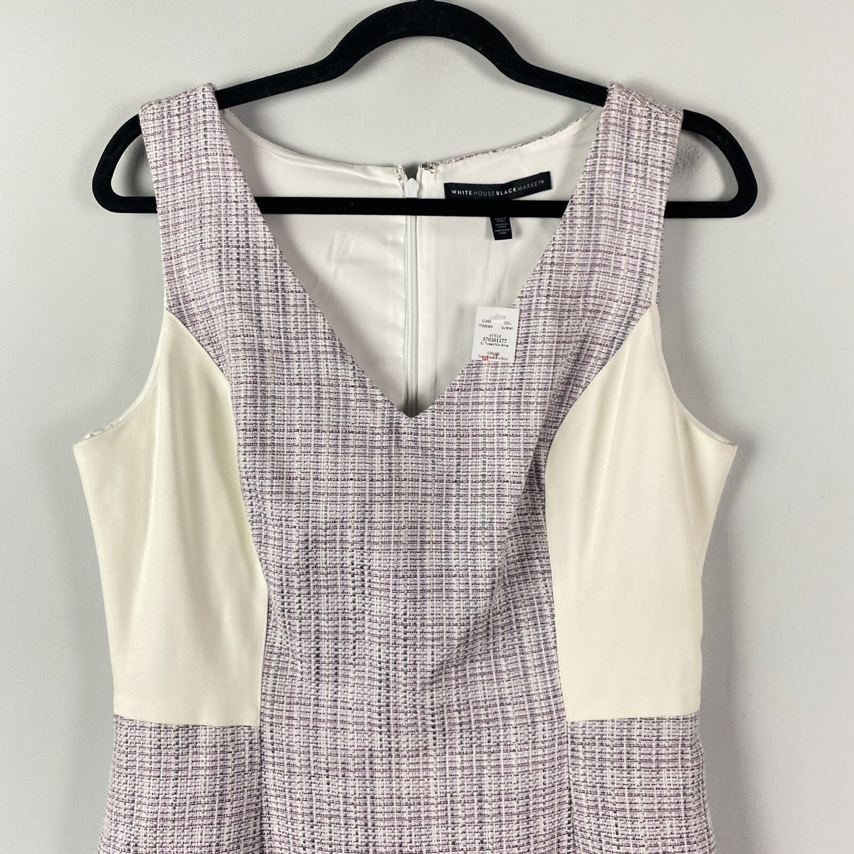 White House Black Market Tweed Dress Size 10 Sleeveless
