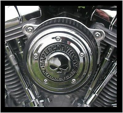 INSERTO FILTRO ARIA HARLEY DAVIDSON SKULL DYNA SOFTAIL ROAD KING ELECTRA TOURING - Imagen 3 de 5