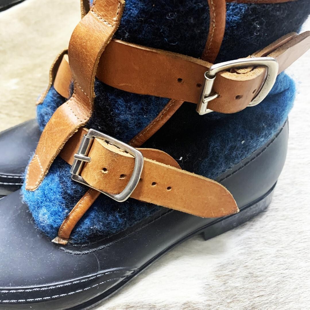 Vivienne Westwood World's End Bondage Boots Blue UK7 US8