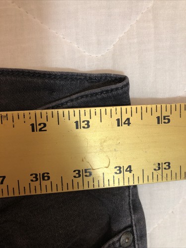 Loft Jeans Women’s Size 27/4 Denim Faded Black Gray Modern Skinny Ankle Buttons - Picture 9 of 14