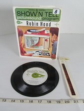 De colección GE Show'N Tell Picturesound Record & Slideshow Strip Robin Hood ST-114 SKU B