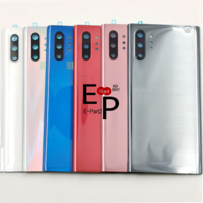 Battery Glass Cover With Camera Lens replacement For Samsung Note 10 Note 20