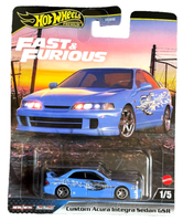 Hot Wheels Custom Acura Integra Sedan Gsr 1/5 Fast & Furious '24 1:64 Modellauto