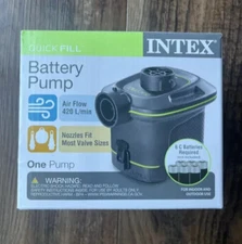Air Pump lNTEX Quick-Fill Battery Operated Portable