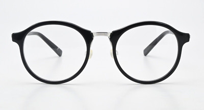 FLEYE COPENHAGEN Brille KALE 050 Schwarz Silber Panto Rund Unisex Skandi Brand M