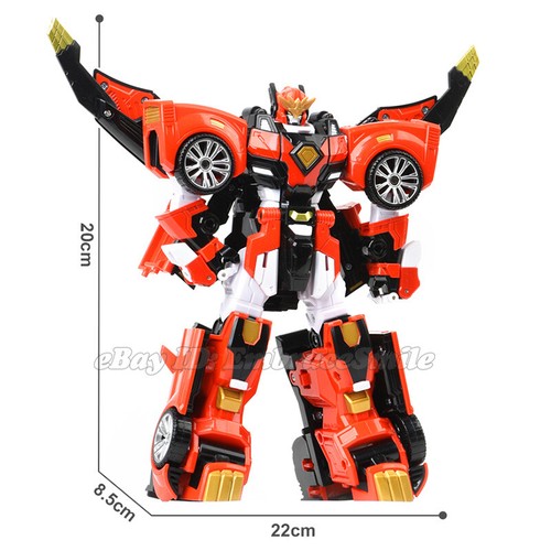 Miniforce Super Dino 7 Ranger TRI HAWK KING Transforming Robot Vehicle Car Toy - Picture 7 of 8