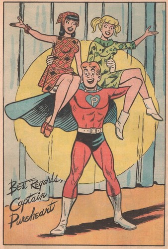 Archie als Captain Pureheart #4 Superheld 1967 Evilheart Reggie Betty Veronica - Bild 2 von 6