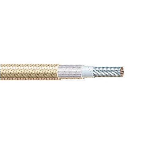 50' 6 AWG Type TGGT 250°C High Temperature Wire Fiberglass Braid Jacket 600V