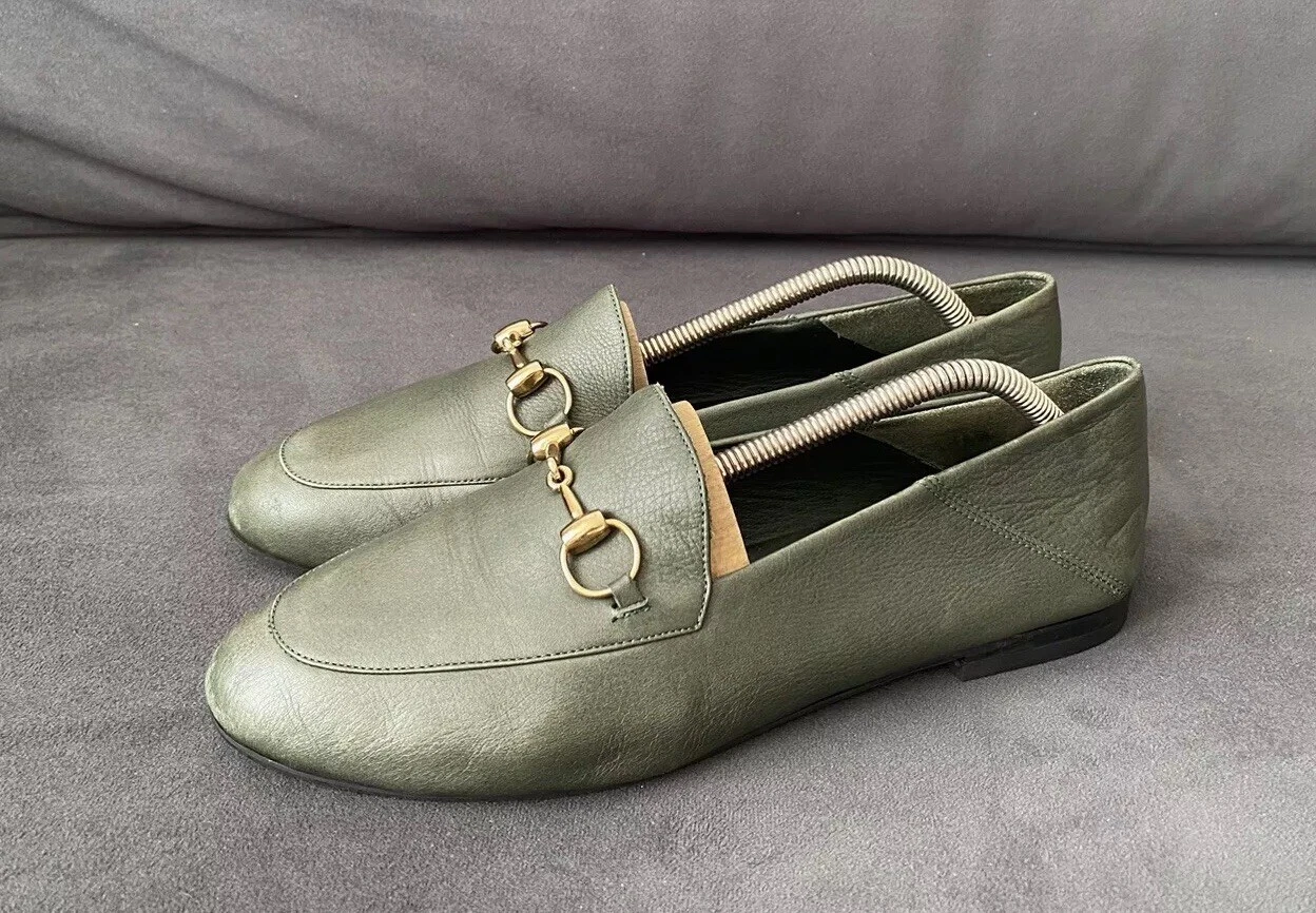 Mocassins Gucci Horsebit Olive