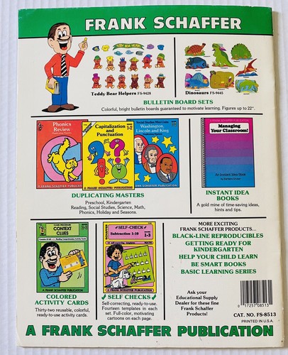 Vintage Lot of Preschool Practice Workbooks 1988 Home Schooling - Picture 7 of 13