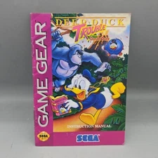 SEGA Game Gear Deep Duck Trouble INSTRUCTION MANUAL ONLY 1993