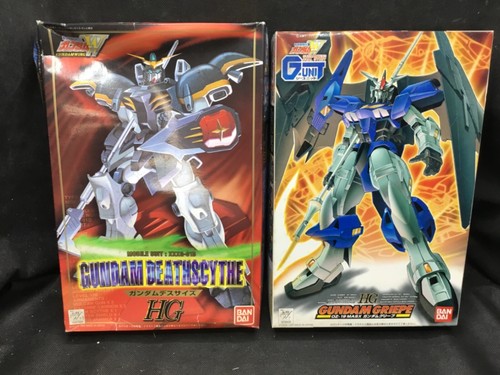 (2) GUNDAM M Wing Deathscythe Griepe Model Kits W Series HG Bandai B19