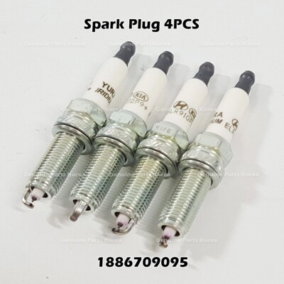 【pepoページ】 ⭐Genuine⭐ Spark Plug 4PCS 1886709095 for Hyundai Elantra