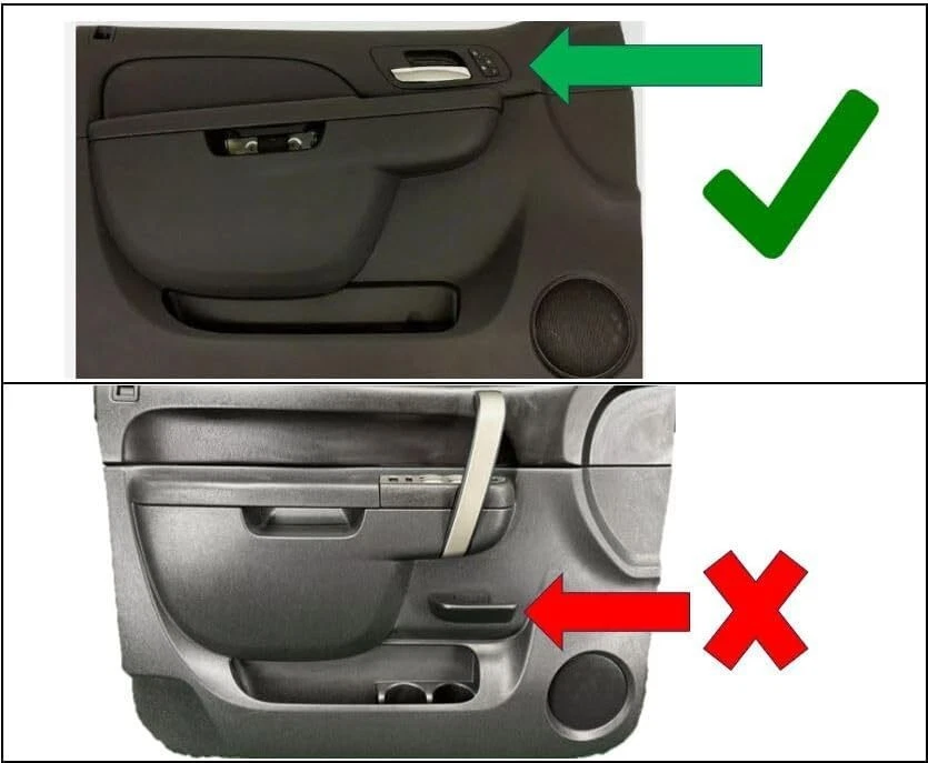 Reparación reposabrazos manija panel puerta izquierda conductor para Chevy GMC Tahoe Silverado 10-14 Foto 4 de 4