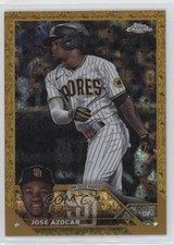 2023 Topps Chrome Update Gold Mini-Diamond Refractor 4/50 Jose Azocar José 0w8f