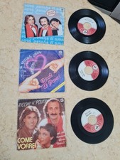 Ricchi E poveri LOTTO 3 DISCHI 45 Giri Anni  60 70 80 DISCO VINILE Italy Origina