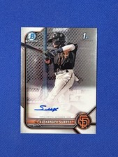 2022 Bowman Chrome #CPA-ASR Alexander Suarez Auto autograph