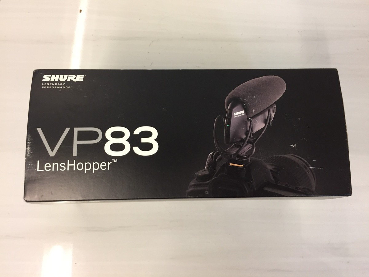 Shure VP83 LensHopper Camera-Mount Shotgun Microphone Rycote Lyre