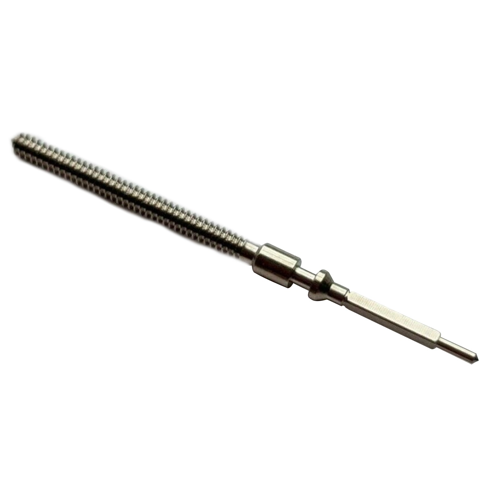 Steel Watch Winding Stem Watch Pole Extension Bar For 3135 Watch Movement