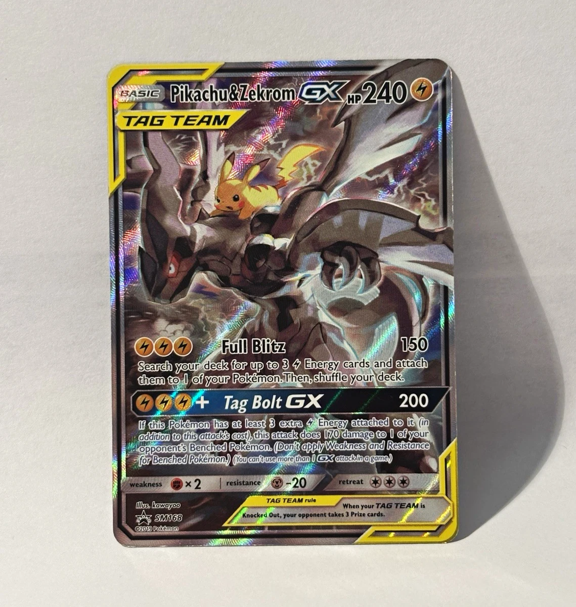 Pikachu & Zekrom GX SM168 Sm | Updated Oct 2026