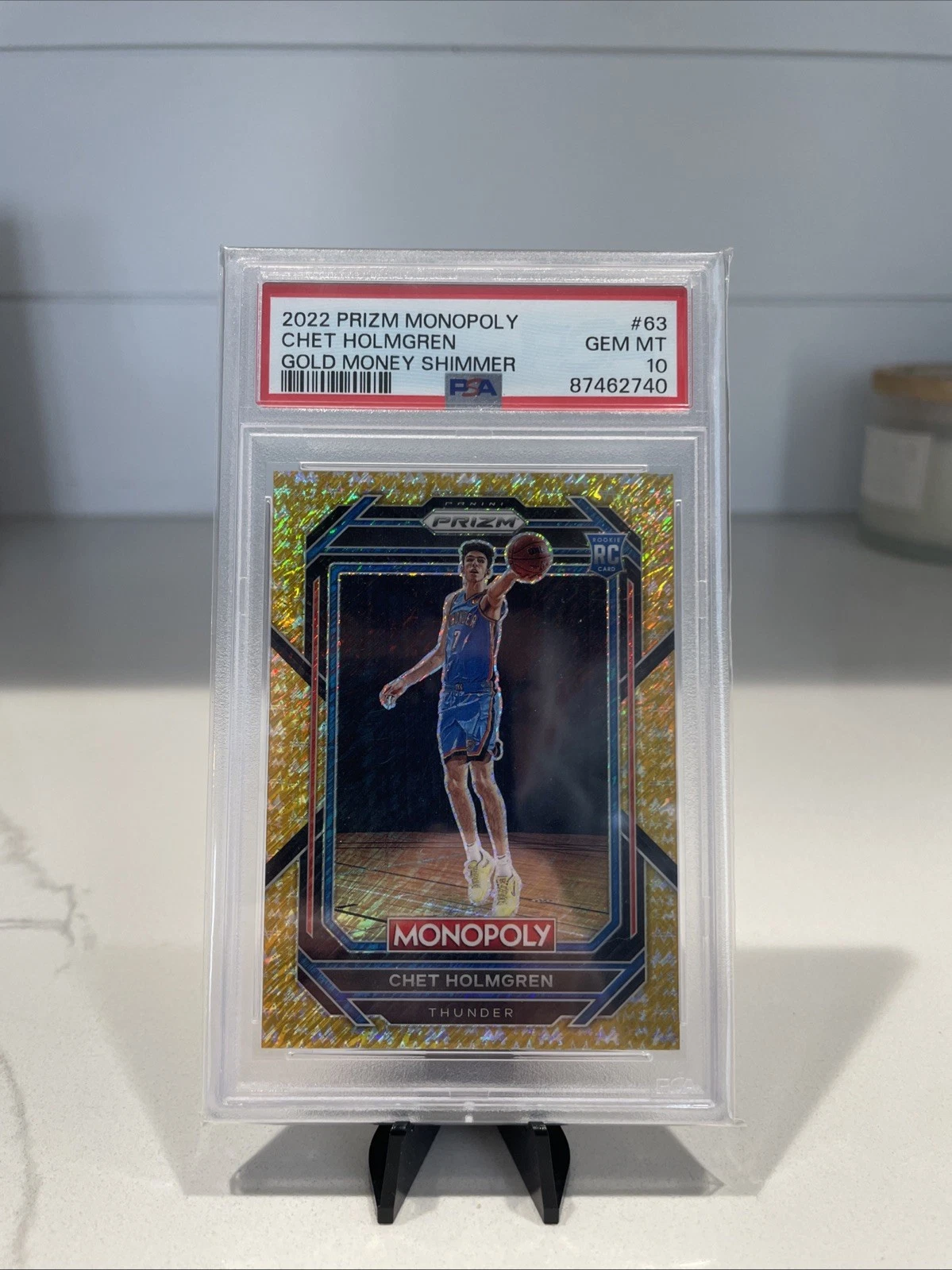 Chet Holmgren Prizm RC PSA 10