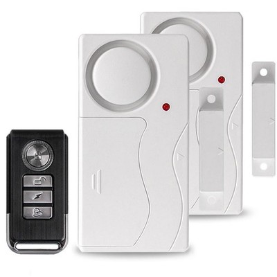 Apartment Safety Magnetic Window Door Alarm *2 Control by Remote Simple Function