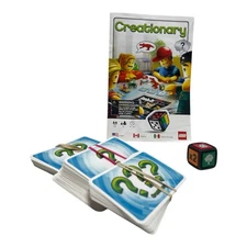 LEGO Creationary Game Replacement Die Cards Instructions. No Box No Legos
