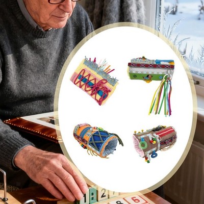 Fidget Blanket Sensory Tool Lernspielzeug Tragbare Aktivitäten Sensorisches