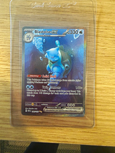 2023 Pokemon 151 Blastoise ex 200/165 SIR Special Illustration Rare Holo English
