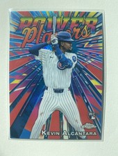 Kevin Alcantara RC 2025 Topps Chrome Power Players PP-18 Chicago Cubs Rookie