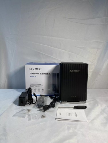 Orico 9728C3 Black USB Type-C 2Big DAS Solution External Hard Drive Enclosure