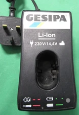 Genuine  Gesipa Battery Charger 230v/14.4v 