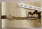1895 I. WATSON STEPHENSON GREAT LAKES LUMBER STEAM SHIP BARGE BAY CITY MI. PHOTO — photo 1