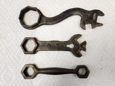 Lot of 3 Vintage Buggy, Carriage, or Farm Implement Wrenches or Tools