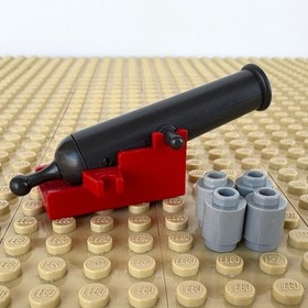 LEGO Pirates 3: Brick Bounty Ship Cannon, AMMO, 70413, 2015
